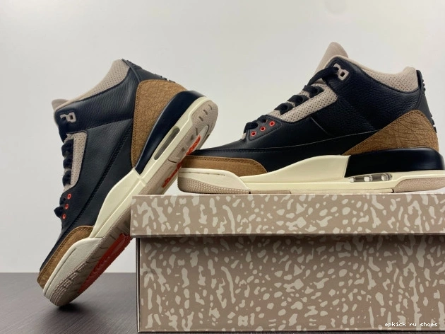 Rep CT8532-008 Desert Jordan Air 3 Elephant 0822
